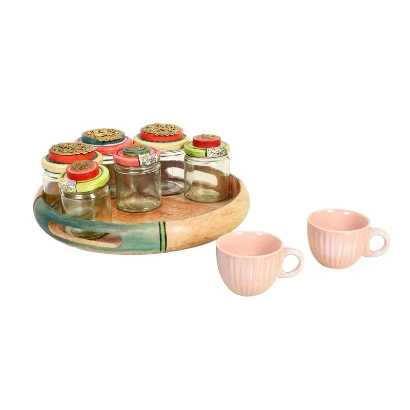 Folkza Decorative Jars & Cups with Tray media 6