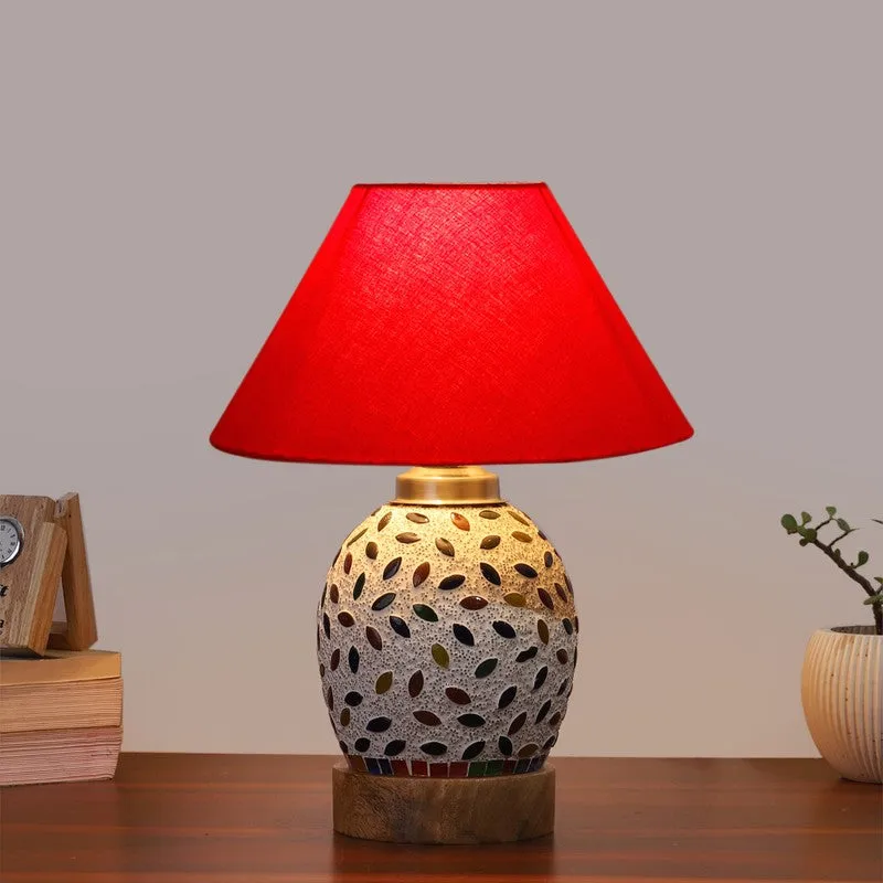 Glowarae Wooden Table Lamp - Multicolor media 2