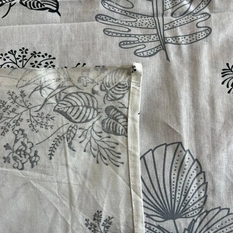 Bloom Veil Cotton Bedsheets (Black) - 400 TC media 7