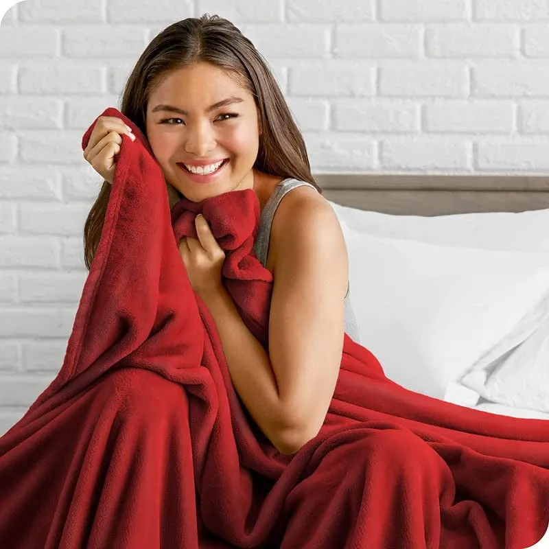 MonoPure Polyster Comforter (Red) - 180 GSM media 8
