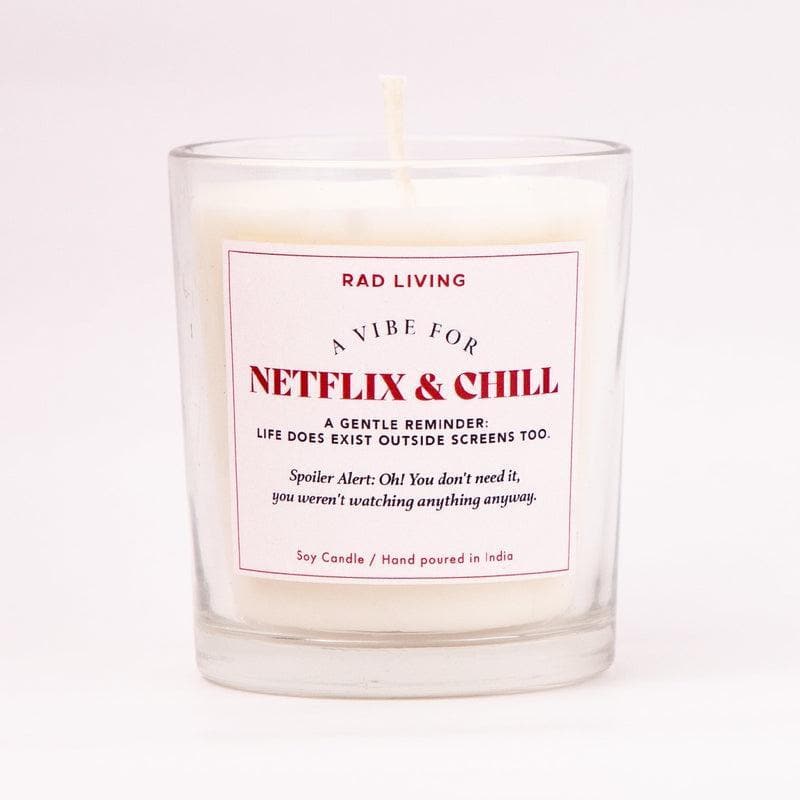 Netflix and Chill Soy Wax Scented Jar Candle media 4