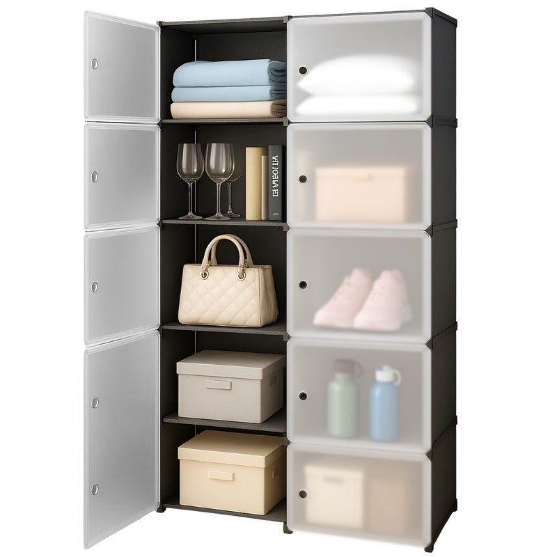 Rioware FlexiNest Modular Wardrobe Racks - Black media 3