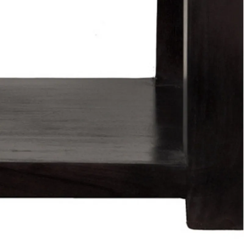 Frixon Sheesham Wooden Center Table - Black media 5
