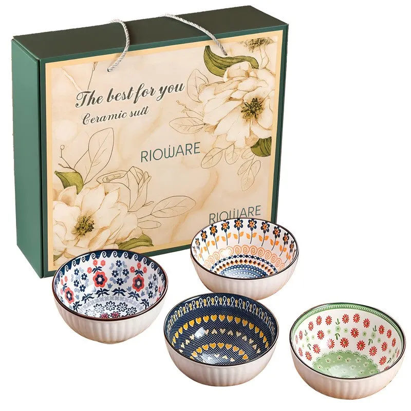 Rioware TableBloom Ceremic Snack Bowls (250 mL Each) - Set Of Four media 10