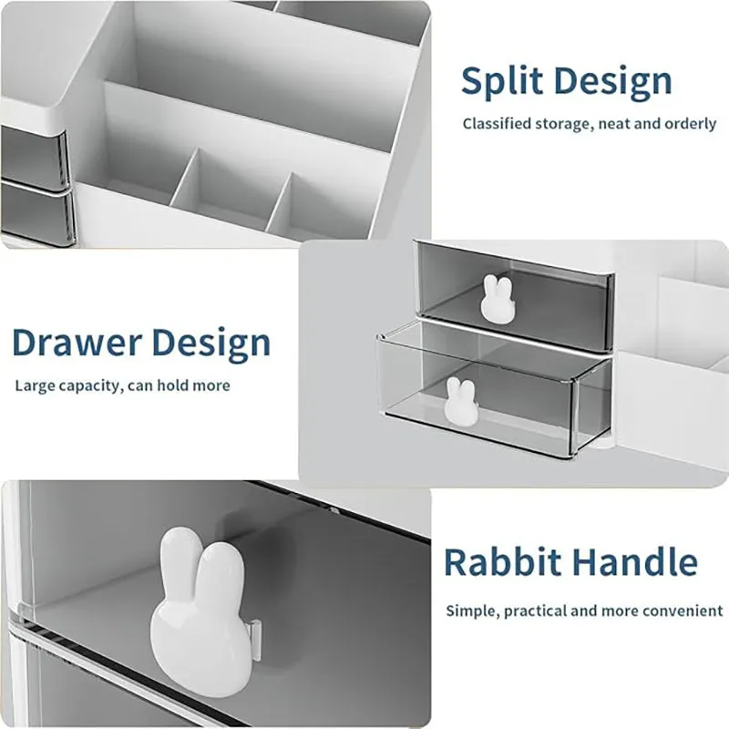 Organin Makeup Organizer - White media 5