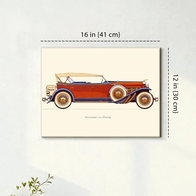 Legacy Wheels Car Wall Painting - Red media 7