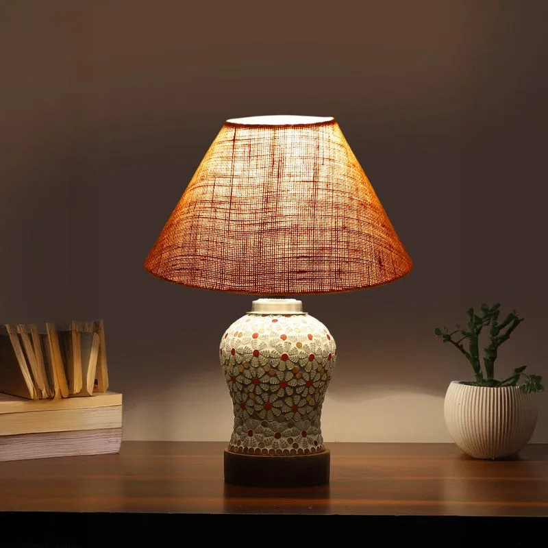 Aurex Wooden Table Lamp - Multicolor media 1