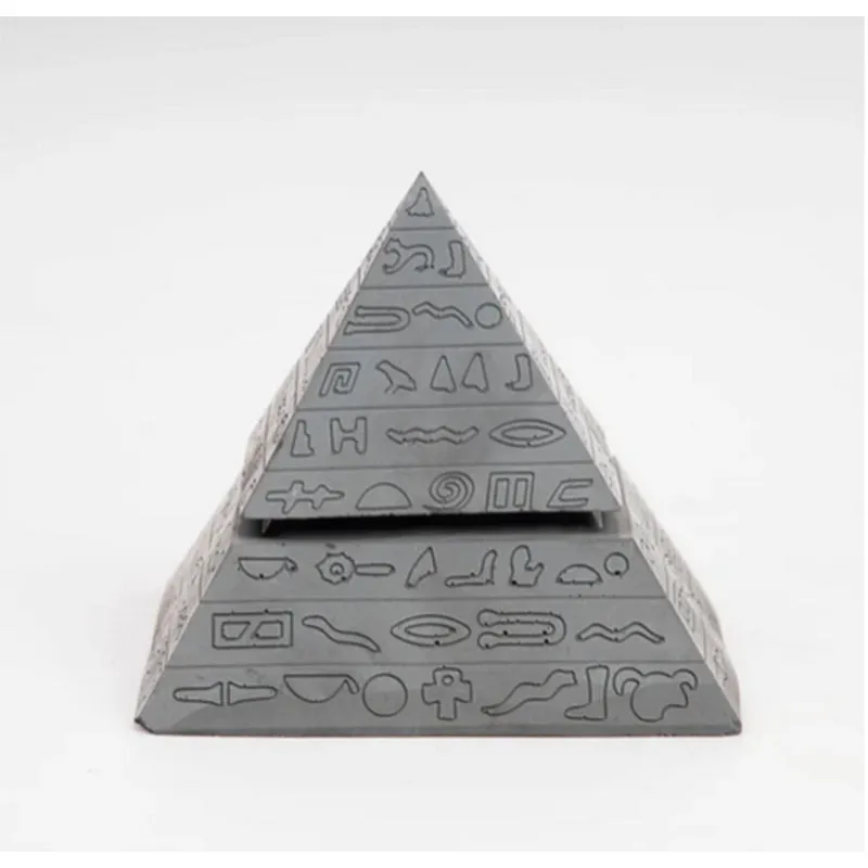 Incript Pyramid Concrete Firepit media 4