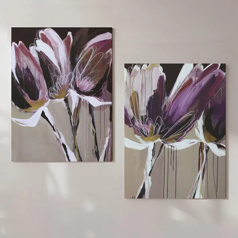 Jade Tulip Wall Art - Set of Two media 4