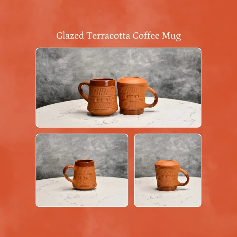 Hearthside Terracotta Coffee Mug (440 mL Each) - Set Of Two media 8
