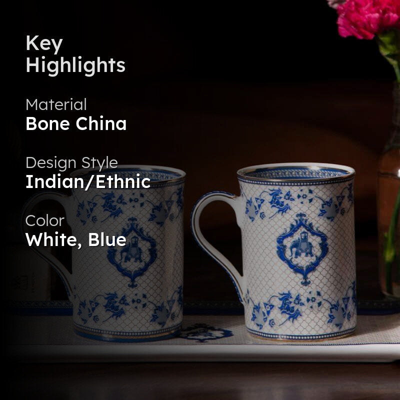 Hafsa Mug & Tray Set - Set Of Three media 2