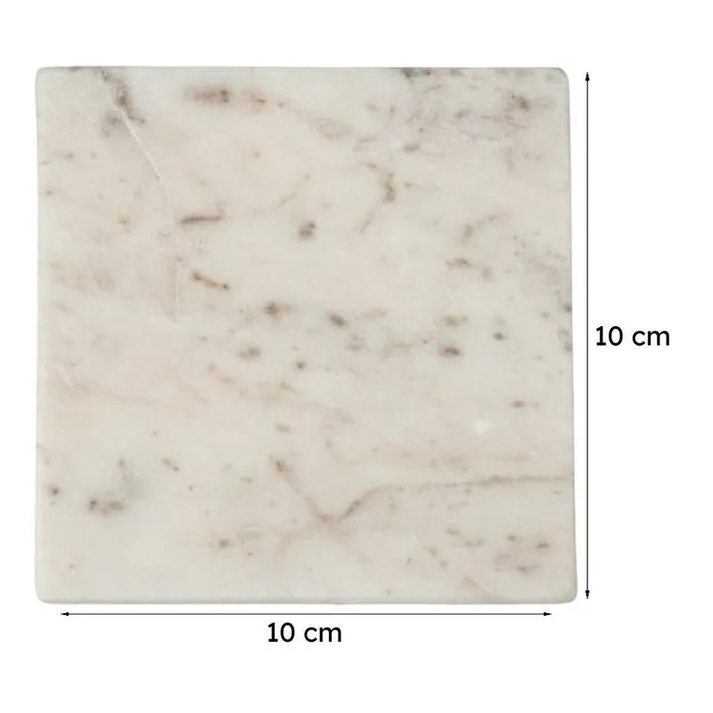 Bruna Square Marble Coaster - Set Of Two media 7