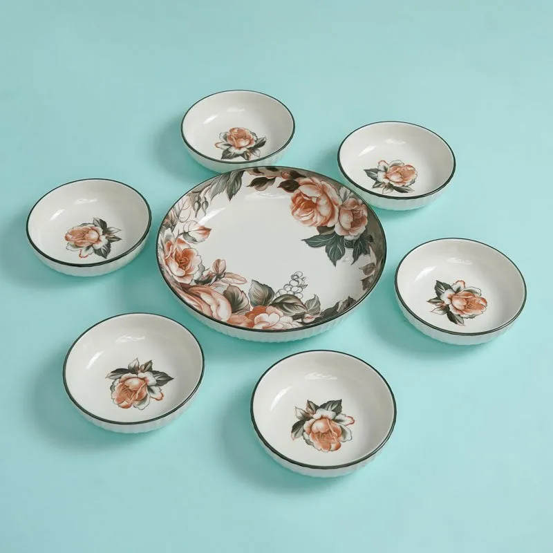 Maduva Floral Bowl (150 ML/850 ML) - Set Of Seven media 3