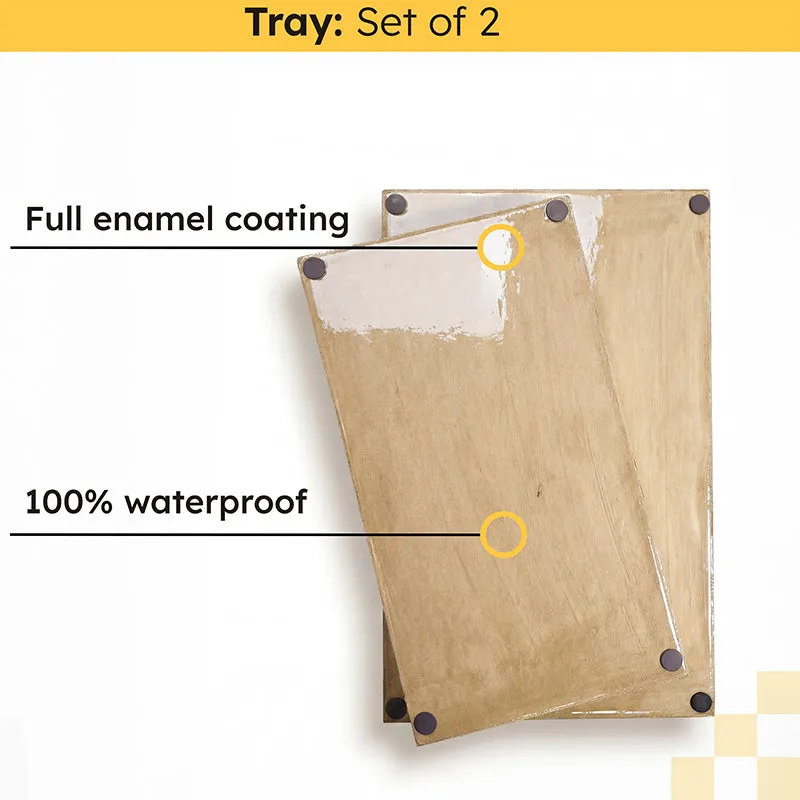Rajhans Serving Tray - Set Of Two media 9