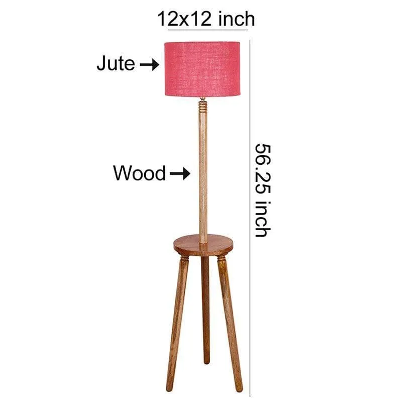 Tripod Floor Lamp - Pink media 7