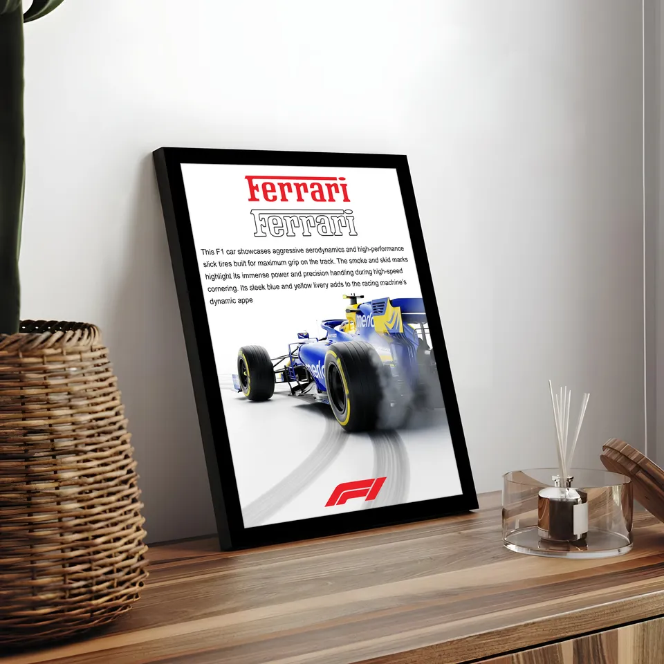 Ferrari on Track Wall Art & Painting media 3