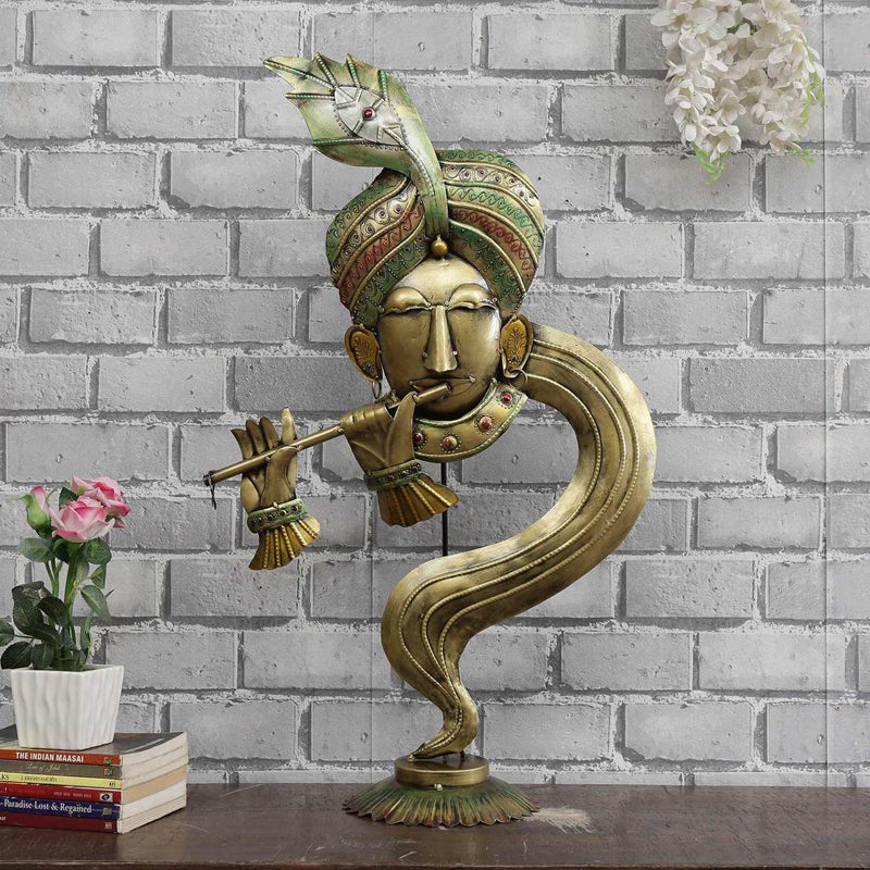 Divine Krishna with Flute Showpiece