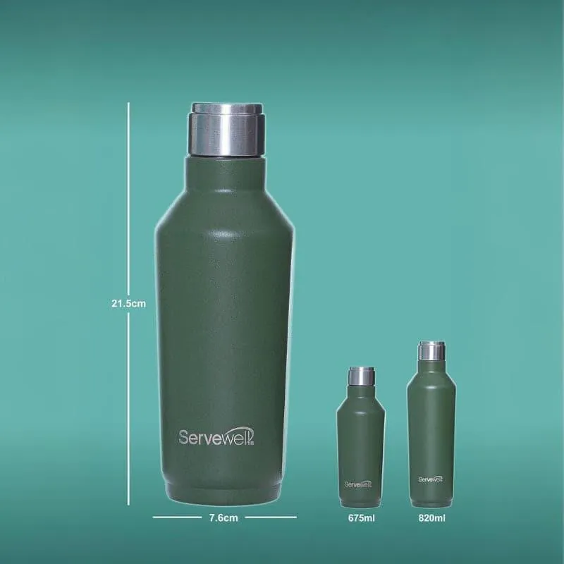 Steel Chill Bottle (675 mL) - Military Green media 5