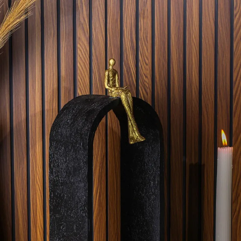 Veloura Gold Figure Resin Showpiece media 5