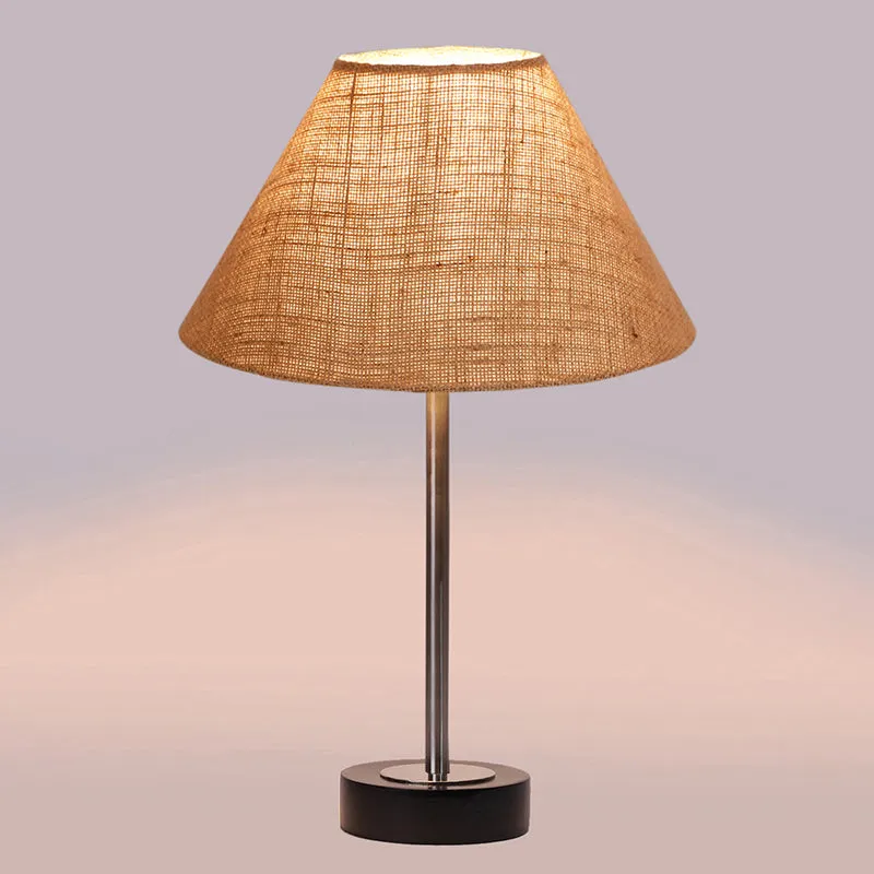 Sienna II Rodin Wooden Table Lamp - Beige,Silver,Black media 5