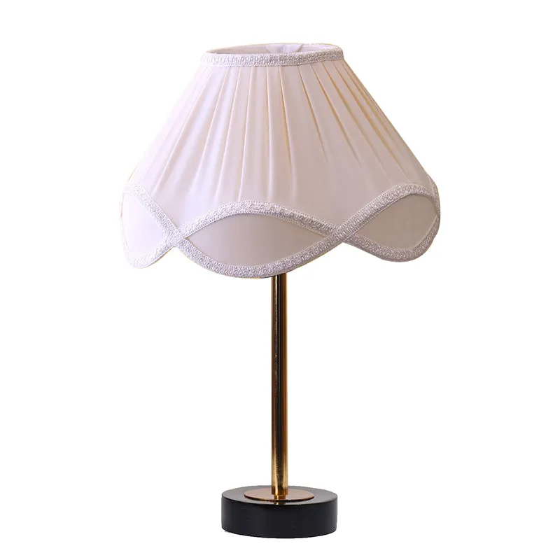 Valencia Rodin Wooden Table Lamp - OffWhite,Gold,Black media 4
