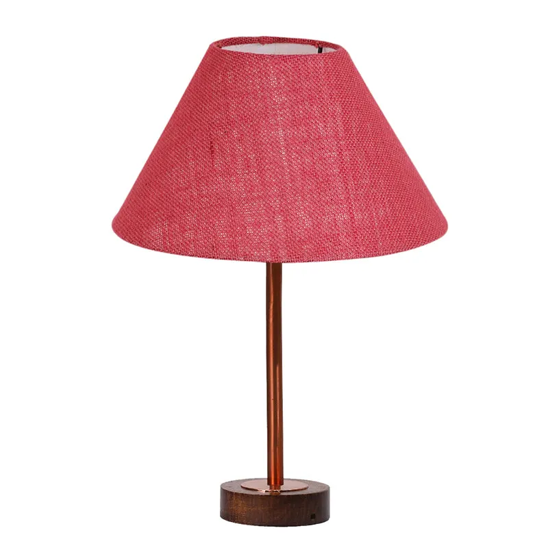 Sienna Rodin Wooden Table Lamp - Pink media 4