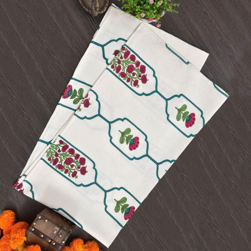 Jaipuri Jewel Waffle Bath Towel