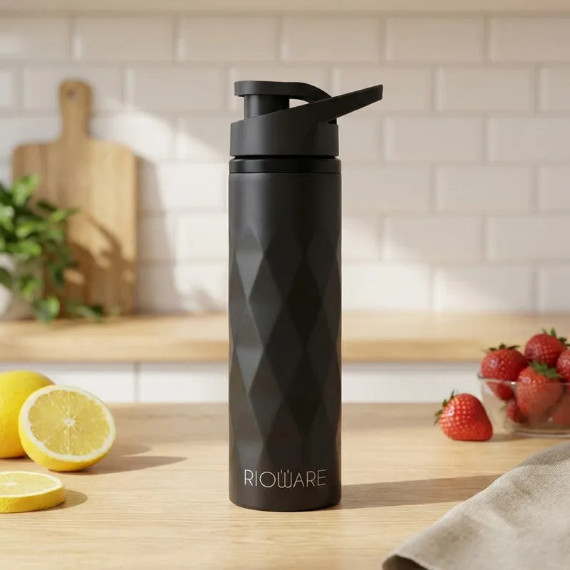 Rioware Drifto Water Bottle (Black) - 750 mL media 1
