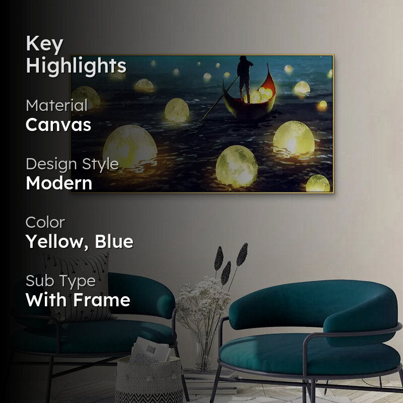 The Moon Thief Canvas Wall Painting media 2
