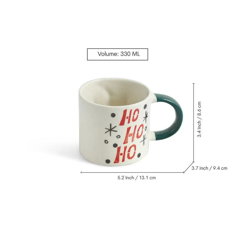Christmas Ceramic Coffee Mug (330 mL Each) - Set Of Four media 7