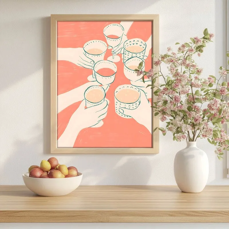 Marinara Muse Archival Canvas Wall Art - Brown media 1