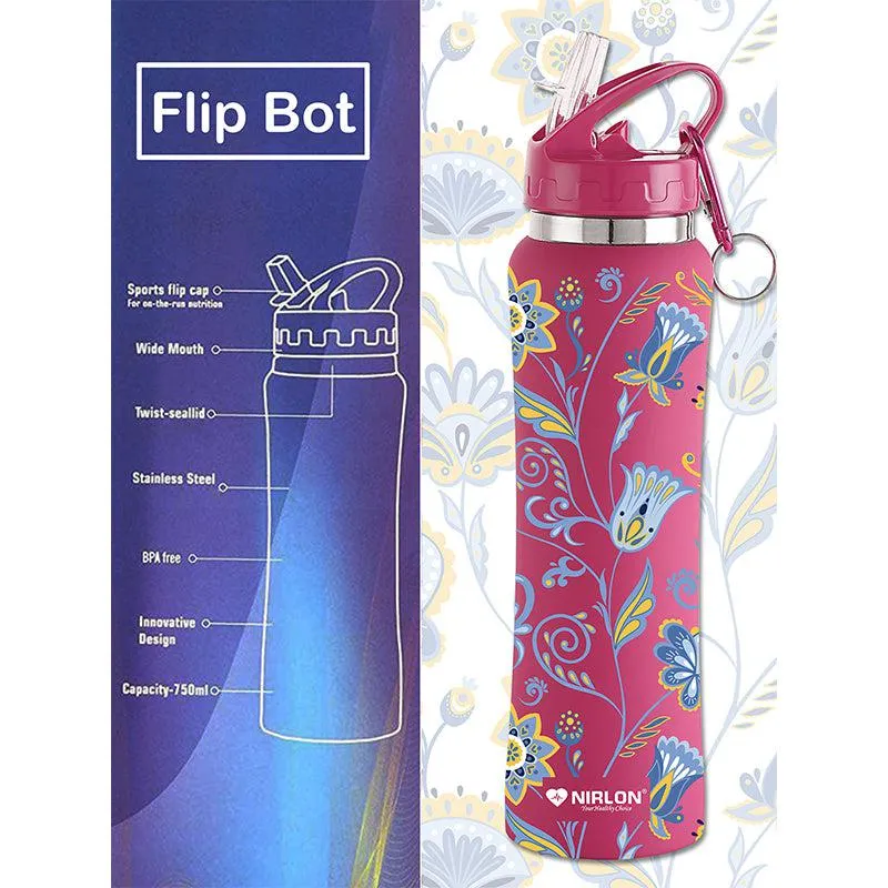 Mosa Floral Sipper Water Bottle - 750 mL media 6