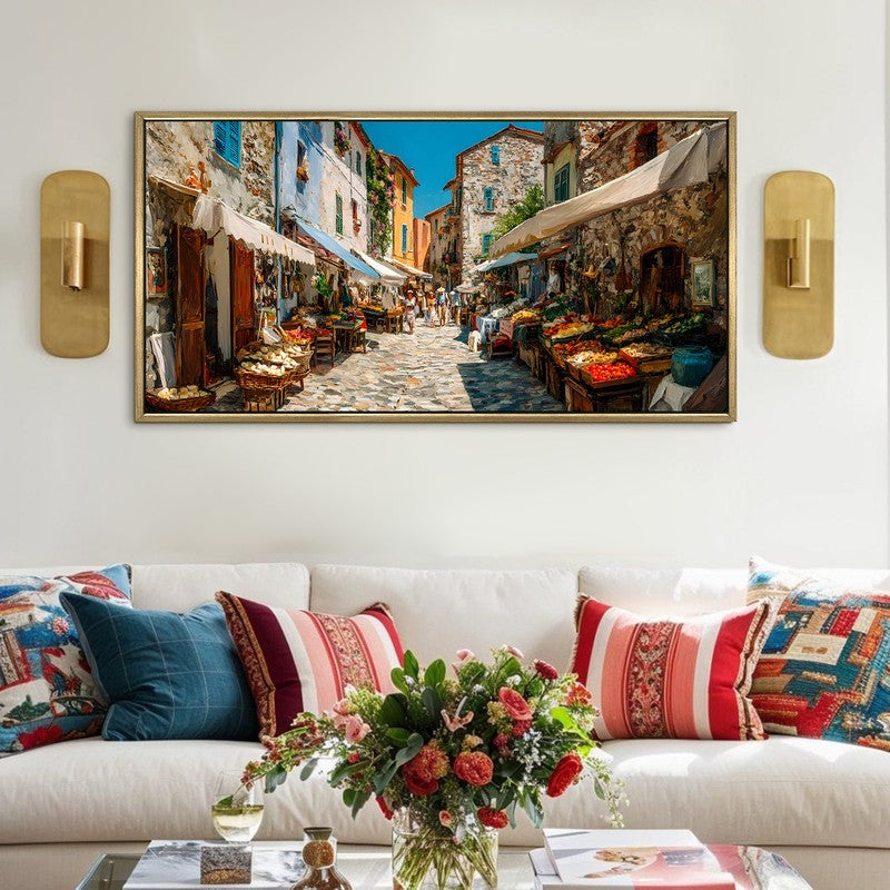 Urbanza Canvas Wall Painting With Frame