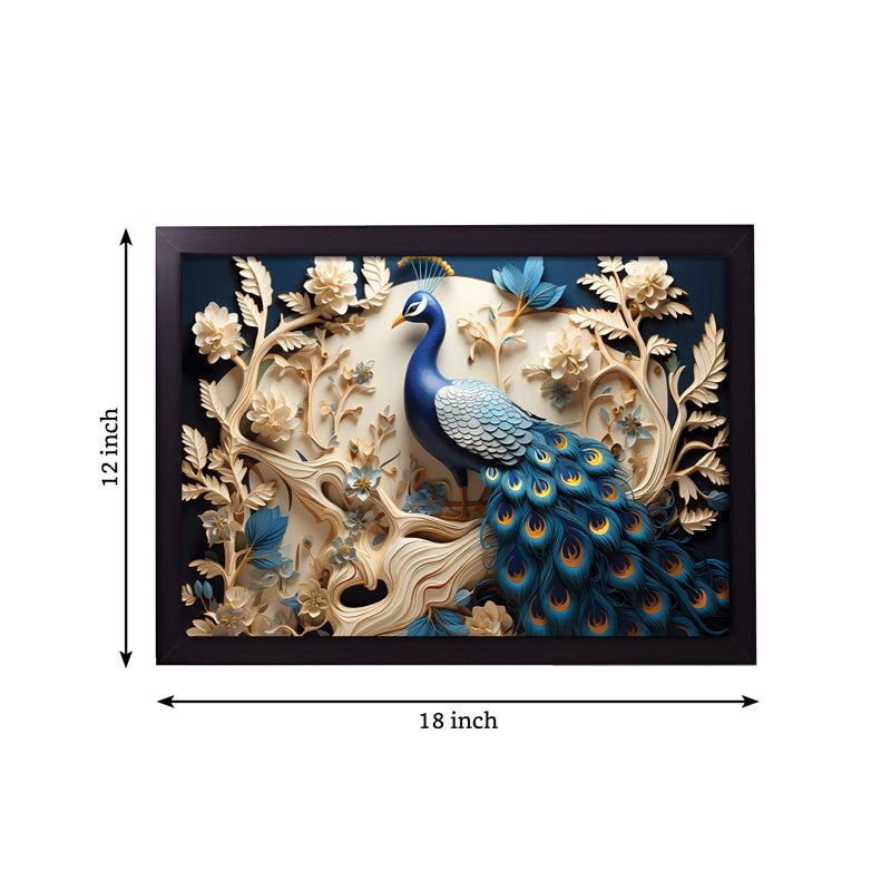 Peacock Prime Wall Painting media 5