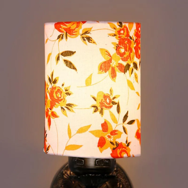 Amro Retro Ibis Flora Cylindrical Fabric & Metal Wall Lamp media 4