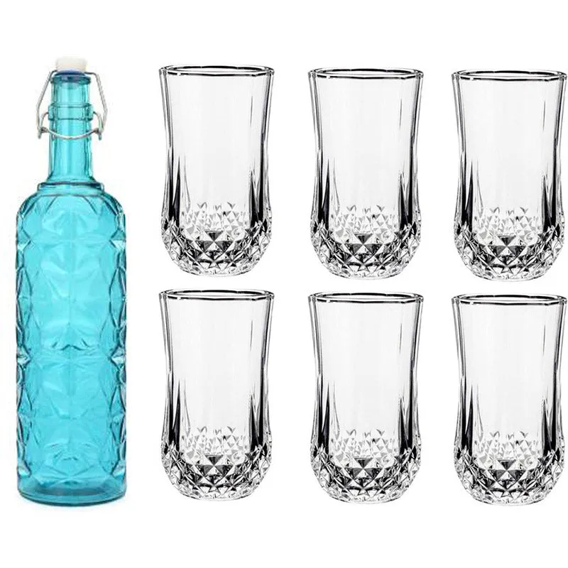 Evander 1000 mL Water Bottle With 350 mL Glasses - Seven Piece Set media 3