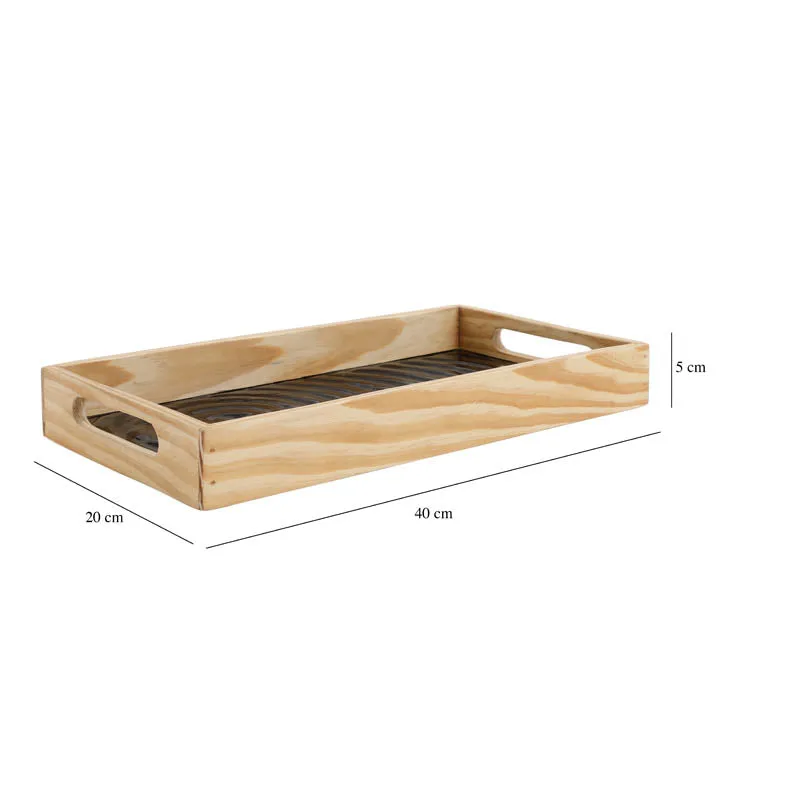 Nyma Spiral Serving Tray - Black media 6
