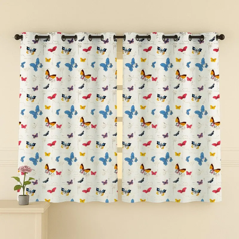 FlutterJoy Cotton Curtains - Set Of Two media 4