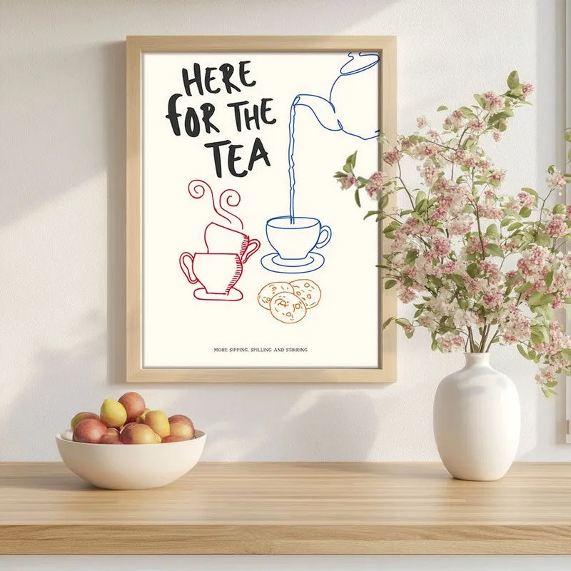 ForTea Archival Canvas Wall Art - Brown media 1