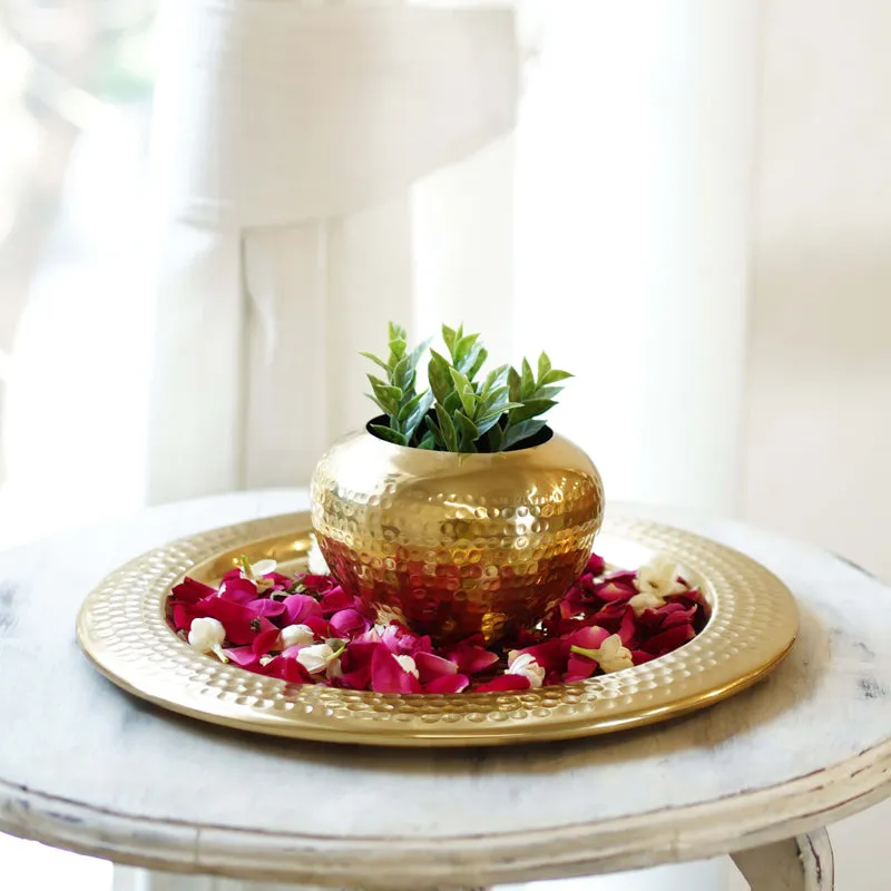 Kalya Metal Decorative Platter media 7
