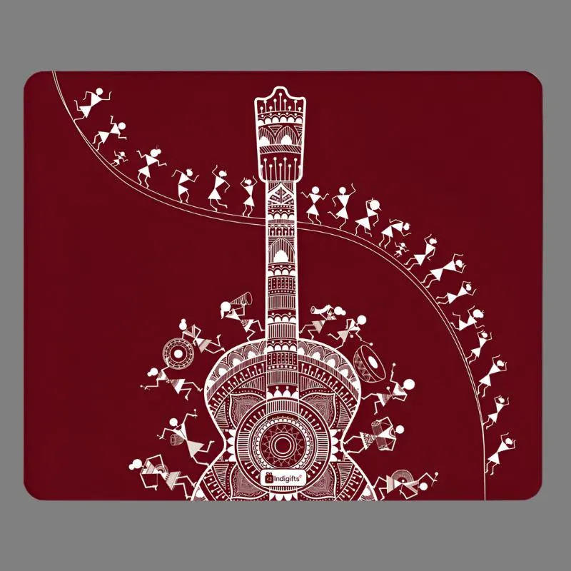 Wali Music Strings Mouse Pad - Red media 1