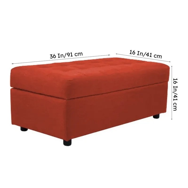 Zaviro Nuvia Ottoman - Orange media 10