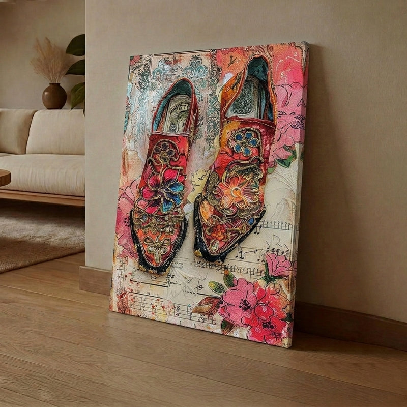 Wildflower Steps Canvas Modern Wall Art