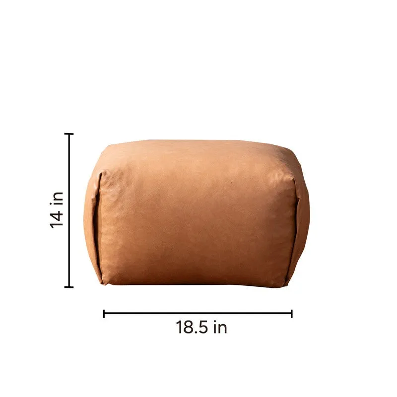 Simple Geometry Pouffe - Brown media 6