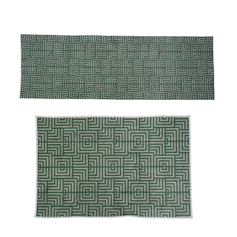 KitchGeometry Kitchen Floor Mats (Grey) - Set of Two media 3