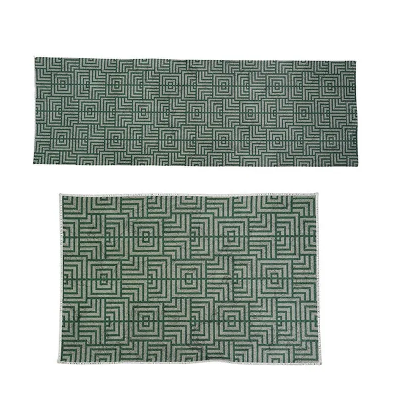 KitchGeometry Kitchen Floor Mats (Grey) - Set of Two media 3