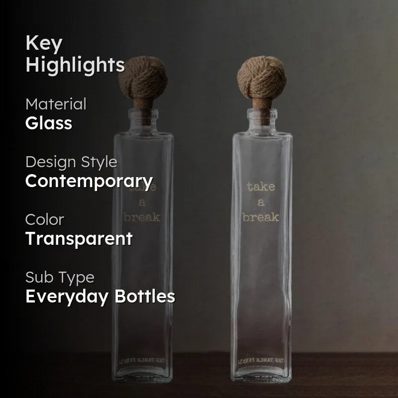 Take-a-Break Water Bottle (750 mL Each) - Set Of Two media 2
