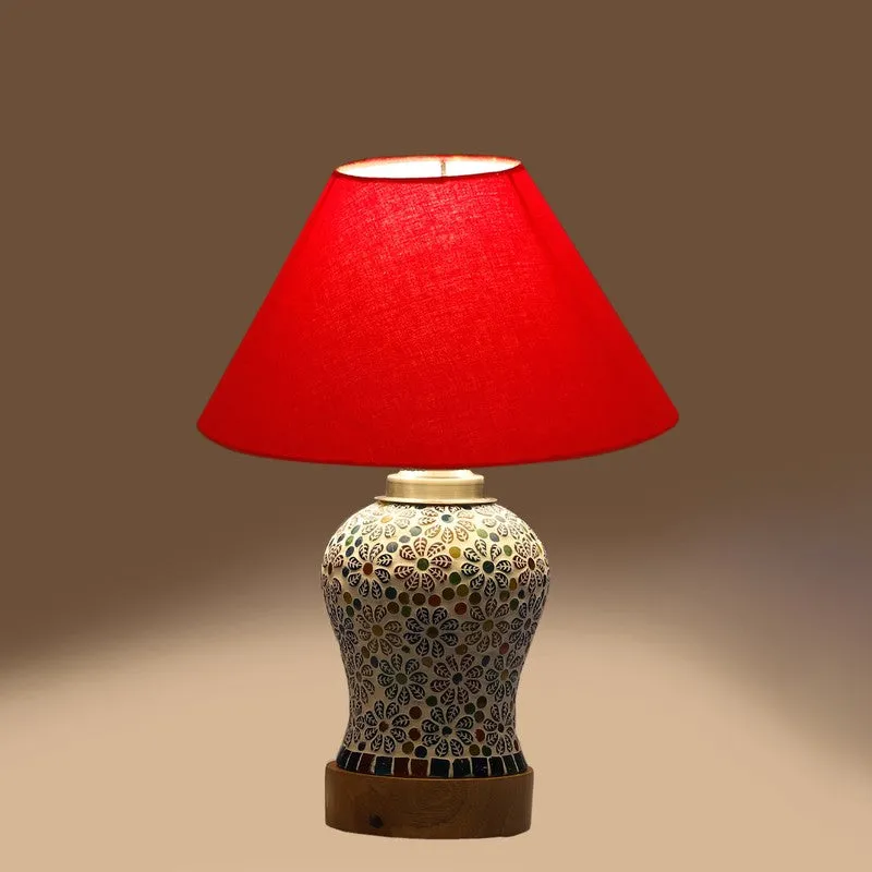 Rafelle Wooden Table Lamp - Multicolor media 7