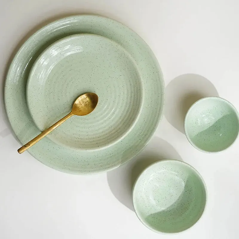 Lemongrass Handmade Dinner Set - 8 Piece Set media 4