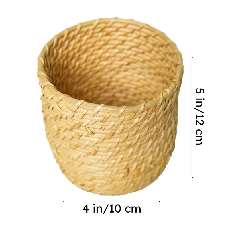 Vrita Rattan Cutlery Holder media 7